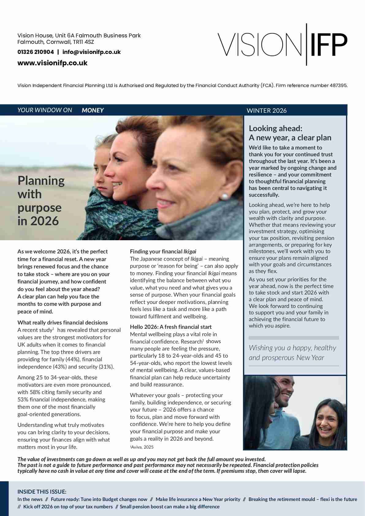 Vision Money Newsletter Winter 2026